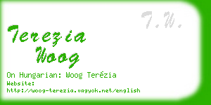 terezia woog business card